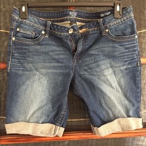 Denim shorts